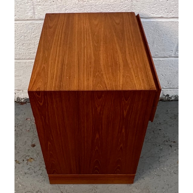 Brown Mid-Century Modern Danish Teak Night Stand For Sale - Image 8 of 14