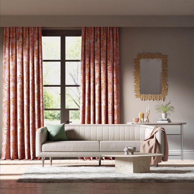 Like a map of the Silk Road this print charts our voyage of discovery in a remarkably ornate piece of hand painted...