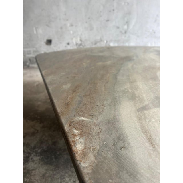 Granite Triangle 80s Coffee Table For Sale - Image 3 of 13