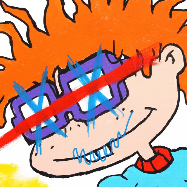 "Chuck" Original Artwork by Randy Morales For Sale In Los Angeles - Image 6 of 11