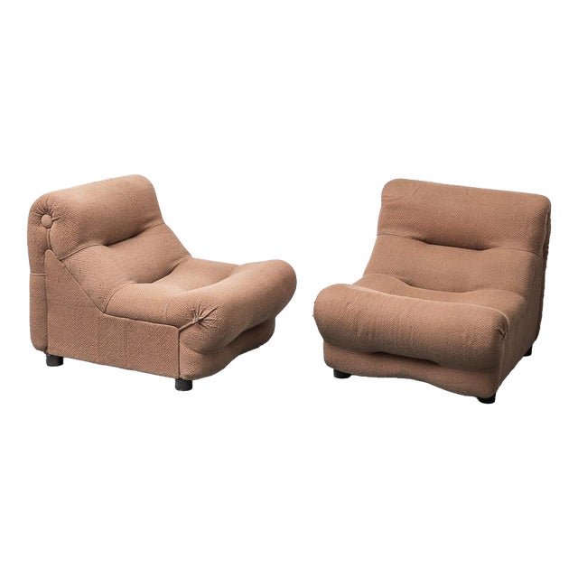 Rezia Chairs by Emilio Guarnacci for 1P, 1970s, Set of 2 For Sale