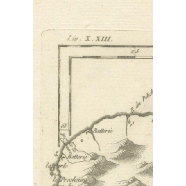 Antique Map of Martinique, 1780 For Sale - Image 6 of 12