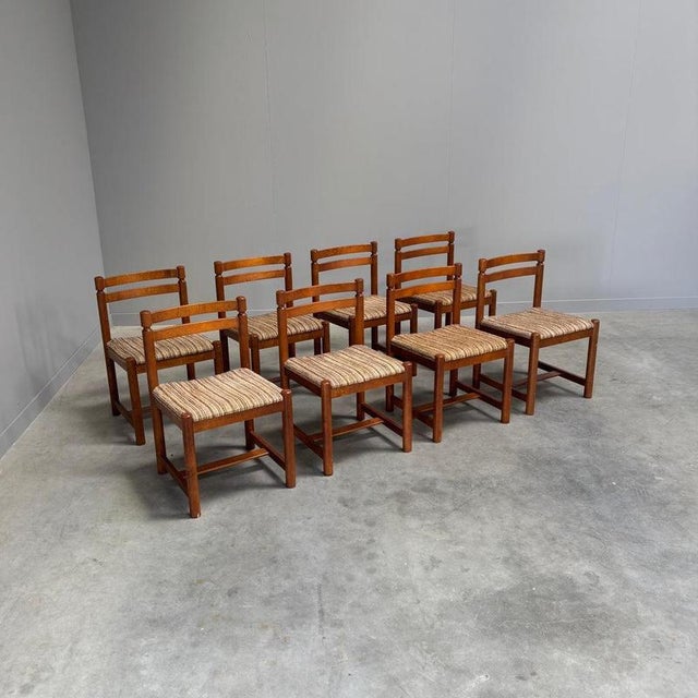 Vintage Dining Chairs from Asko, Finland, 1960s, Set of 8 For Sale - Image 5 of 17