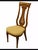 Mid-Century Modern Set of 4 — Thomasville "Avenue" Collection Lyre-Back Cane Dining Chairs | c.1963 | Original Label For Sale - Image 3 of 11