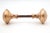 1890s Corbin Roanoke Polished Brass Interior Door Knob Set For Sale - Image 4 of 8