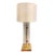 Mid Century Lucite Acrylic Lamp With a Three Way Illuminated Lamp Body For Sale