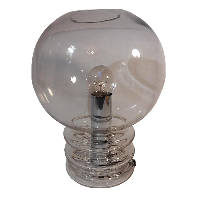 Bulb Moon Table Lamp by Heinrich Grartenbrink for Glashütte Limburg, 1970s For Sale