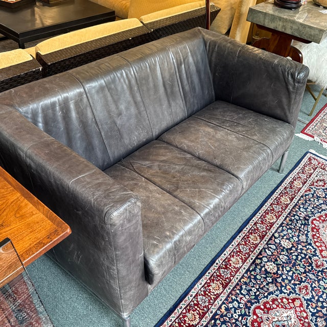 Animal Skin Gerard Van Den Berg for Montis Cubic Sofa, Circa 1980's For Sale - Image 7 of 11