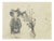 Carl Larsson, Kersti in Black, Etching on Paper For Sale