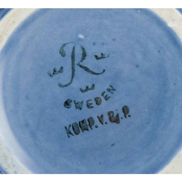 Ceramic Bowl with Abstract Motif by Vilhelm Bjerke-Petersen for Rörstrand, 1960s For Sale - Image 8 of 9