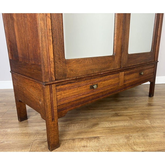 French Wardrobe in Oak For Sale - Image 9 of 13