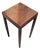 Vintage Mahogany Candle Stand End Table With Pull-Out Slide Leaf For Sale