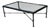Diego Giacometti Painted Wrought Iron Cocktail Table With Glass by Paul Ferrante For Sale