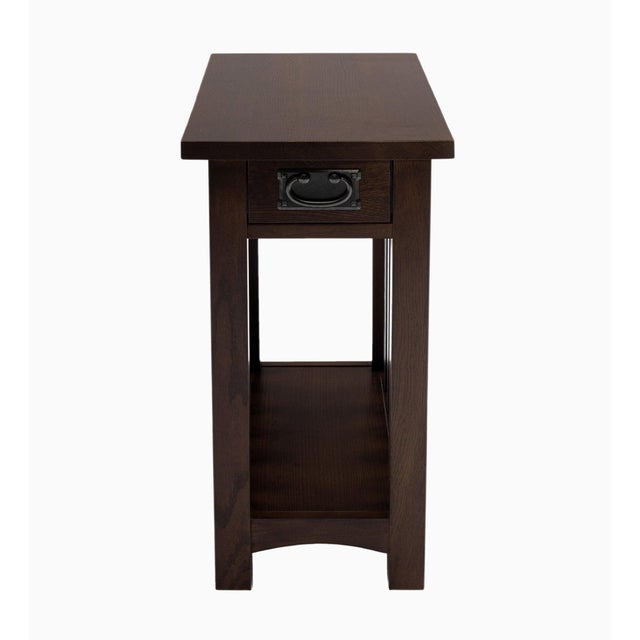 Mission Arts & Crafts 1 Drawer Side Table For Sale - Image 4 of 18