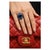 Bochic "Orient" Vintage Blue Sapphire & Diamond Cluster Ring Set 18K & Siver For Sale - Image 15 of 18