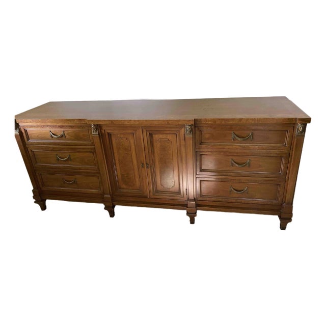 Mid-Century Vintage Triple Dresser by 'Century Furniture' For Sale