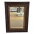 Victorian 1890s Uk Import Carved Oak Wall Mirror With Beveled Glass and Hanging Chain. For Sale - Image 4 of 10