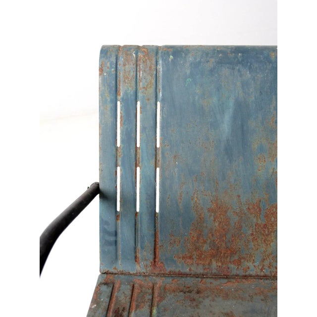 MId-Century Metal Patio Chair For Sale - Image 10 of 11
