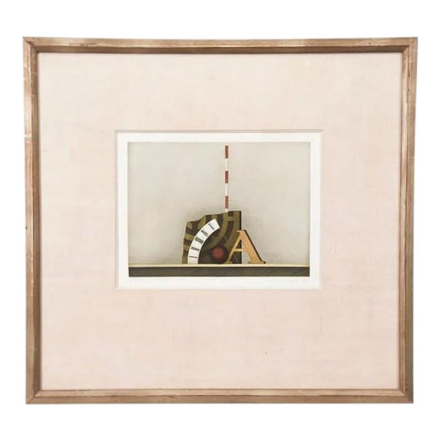 1970s Friedrich Meckseper Original Signed Etching W Aquatint #D For Sale
