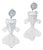 KOÏ, Pendant earrings, Blanc, Stud For Sale