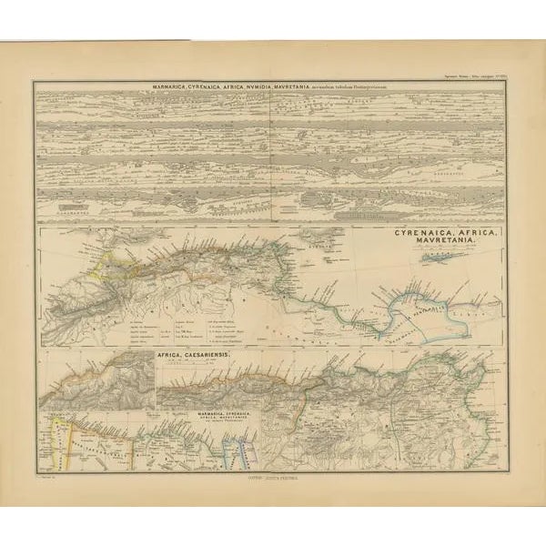 North African Coasts: Marmarica to Mauretania in Roman Times, 1880s For Sale
