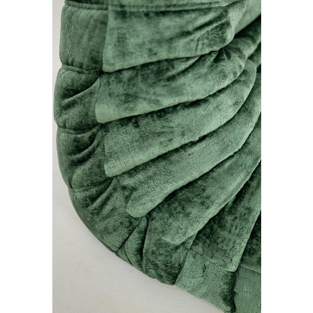 Togo Lounge Chair in Pistachio Boulcet Fabric by Michel Ducaroy for Ligne Roset, 1973, Set of 2 For Sale - Image 17 of 18