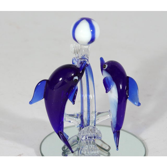 Vintage Italian Murano Glass Fish Figures-a Set of Six For Sale - Image 17 of 18
