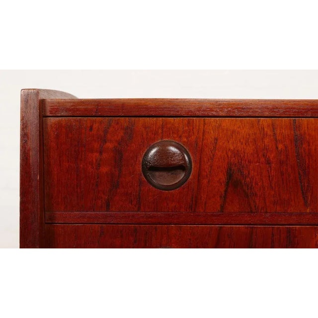 Wood Vintage Danish Chest of 3 Drawers For Sale - Image 7 of 10