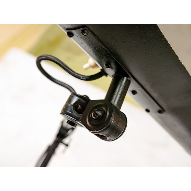 Vintage Bauhaus Bankers Lamp with Adjustable Arm Clamp from Hala, 1930s For Sale - Image 11 of 17