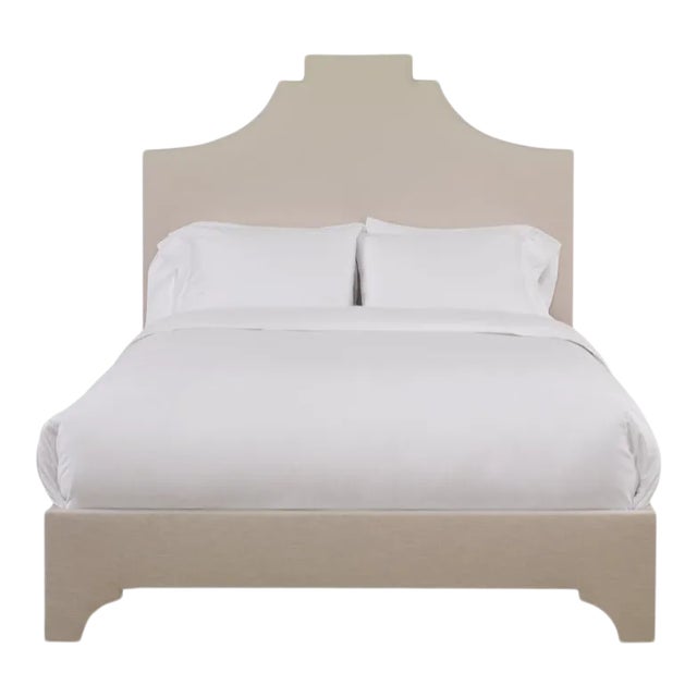 Nadine Queen Bedframe, Gelam Linen For Sale