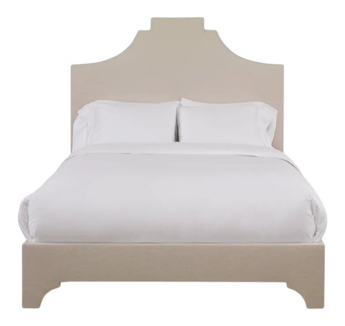 Nadine Queen Bedframe, Gelam Linen