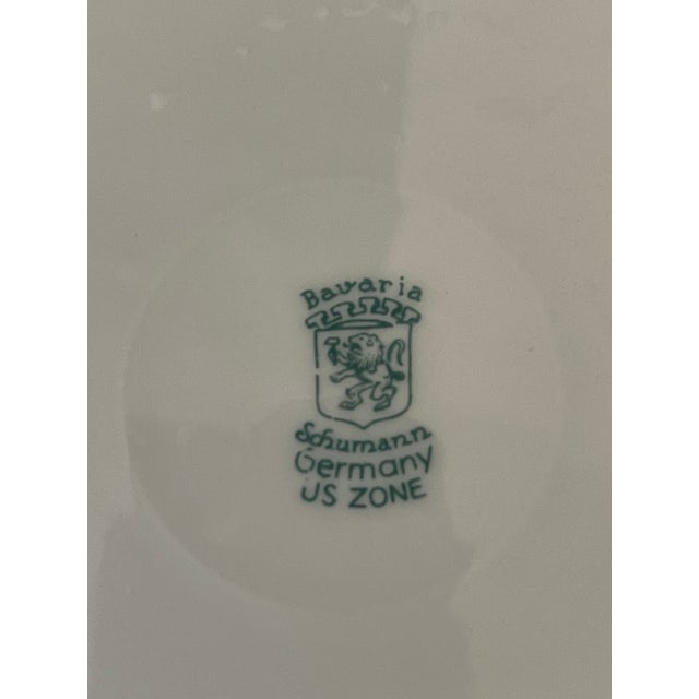 Ceramic 1940 Shumman Bavaria Reticulated Potcelain Equestrian Plates For Sale - Image 7 of 8
