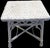 Coastal Vintage Palecek White Wicker & Rattan Boho Coastal Occasional Side Table For Sale - Image 3 of 11