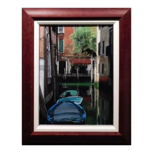 Zhao "Spring of Venice" Original Oil on Stretched Canvas Framed Hand Signed