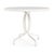 Brown Jordan Kantan Aluminum 36" Round Table in Chalk For Sale