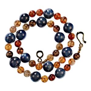 Kyanite and Spiderweb Jasper Necklace