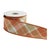 Add timeless charm to your décor with this classic plaid wired cotton ribbon. Featuring a warm, traditional plaid pattern,...