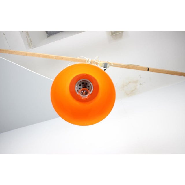 Mid-Century Adjustable Plastic Pendant Lamp attributed to Meblo for Guzzini, Italy, 1970s For Sale - Image 3 of 10