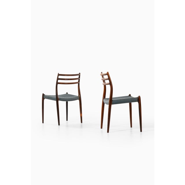 Model 78 Dining Chairs attributed to Niels O. Møller for J. L. Møllers Furniture Factory, 1960s, Set of 6 For Sale - Image 9 of 13