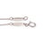 Contemporary Tiffany & Co. Elsa Peretti Diamonds by the Yard 0.54ct Plat Solitaire Necklace For Sale - Image 3 of 11