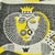 Georges Briard Mid-Century Era Georges Briard Lion Print Silkscreened Linen Tea Towel For Sale - Image 4 of 10