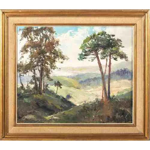 Jose Dias Sanches, Landscape, Oil Painting For Sale