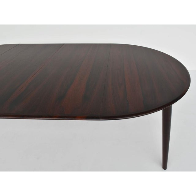Brown Large Vintage Danish Table by Grete Jalk, 1960s For Sale - Image 8 of 10