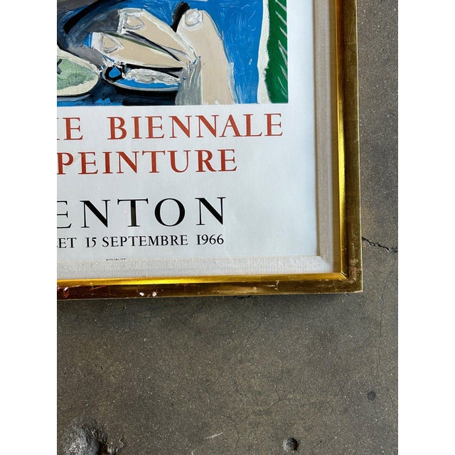 Vintage Exhibition Poster Sixieme Biennale De Peinture For Sale - Image 4 of 12
