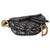 Navy Oblique Canvas Mini Saddle Bag For Sale In New York - Image 6 of 8