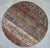 Hand Knotted Turkish Round Rug Bohor Decor Area Rug - 5'1" Diameter For Sale - Image 6 of 12