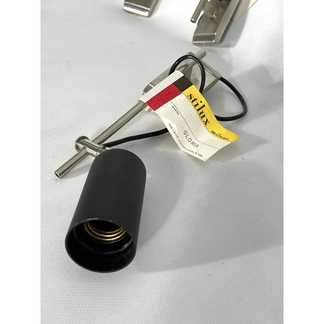 Mid-Century Modern Unedited Orientable Gloria Model Spotlights from Stilux Milano, Set of 4 For Sale - Image 4 of 12
