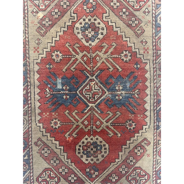 Fine Antique Turkish Konia Rug 3’7" X 5’0" For Sale - Image 4 of 5