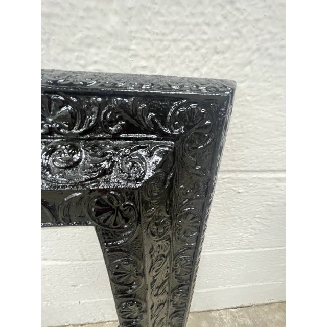Late 19th Century Antique Cast Iron Surround - Ornate Victorian Era From New Orleans For Sale - Image 4 of 5