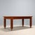 Walnut Desk with Brown Leather Insert, Italy For Sale - Image 10 of 11